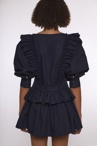 CALLIE DRESS IN NAVY