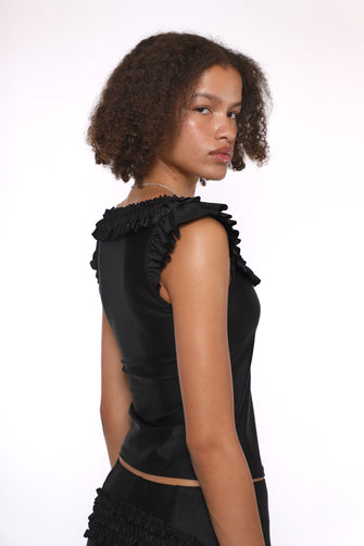 KALE TOP IN BLACK