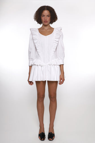 CALLIE DRESS IN WHITE