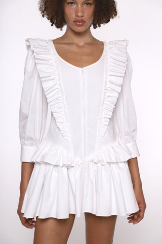 CALLIE DRESS IN WHITE