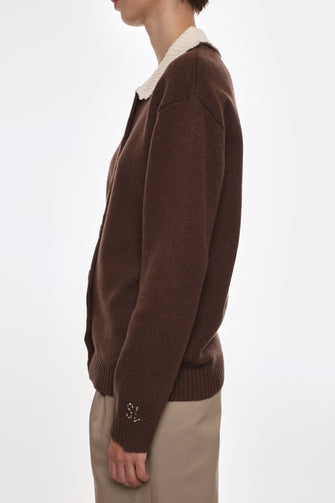 KODA CARDIGAN IN BROWN