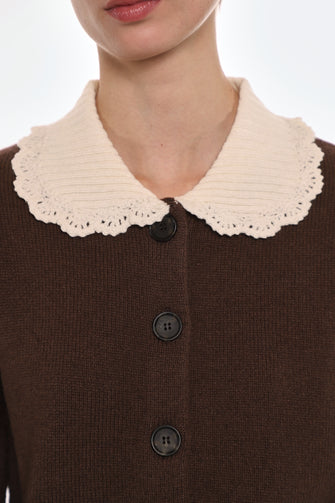 KODA CARDIGAN IN BROWN