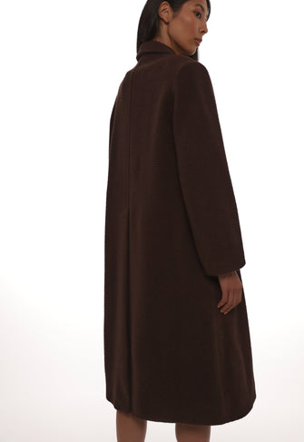 SOYA COAT IN BROWN