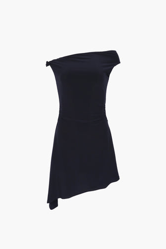 RIVERTON DRESS IN NAVY