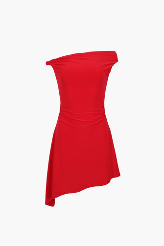 RIVERTON DRESS IN RED
