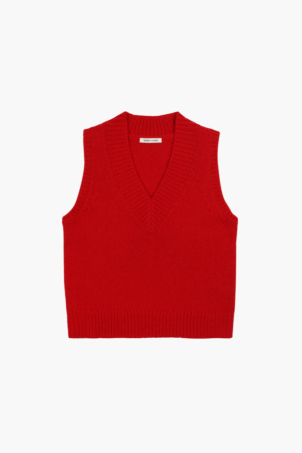 ROVER VEST IN LIPSTICK