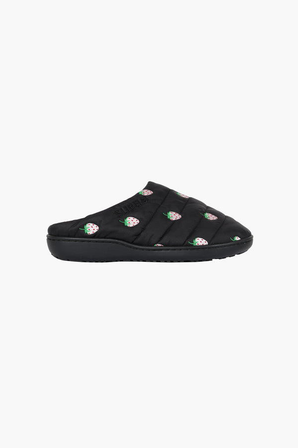 SUBU SLIPPERS IN WHITE STRAWBERRY