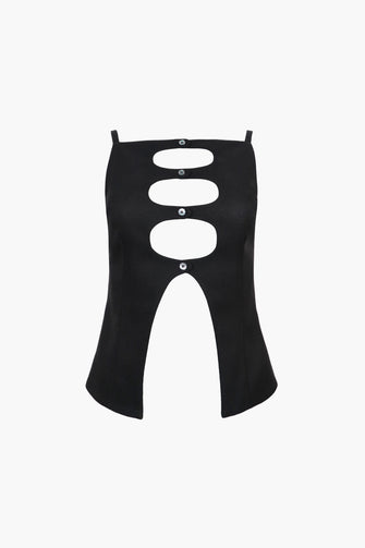SAGUARO TOP IN BLACK