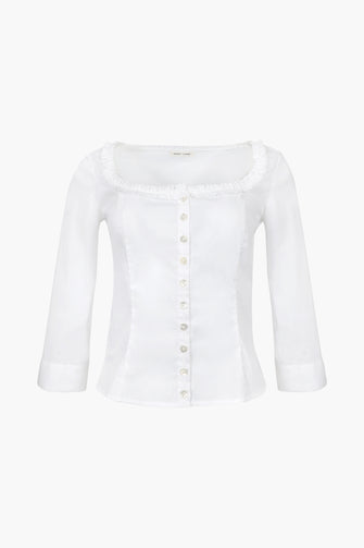 SIMONA TOP IN WHITE