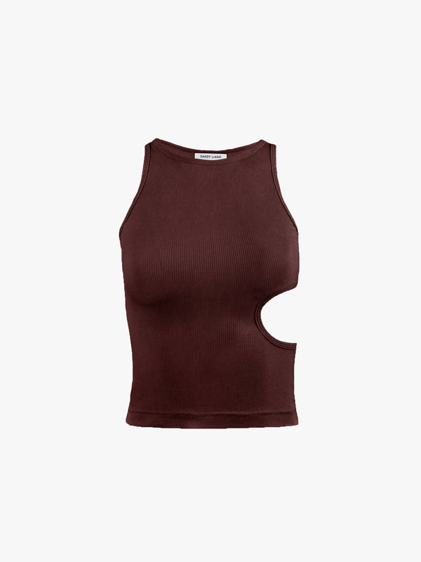 SLIGHT TANK IN COCOA
