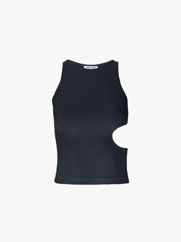 SLIGHT TANK IN NOIR