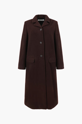 SOYA COAT IN BROWN