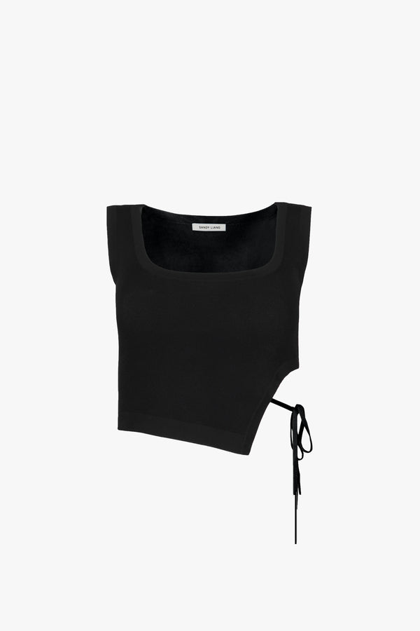TEARS TOP IN BLACK