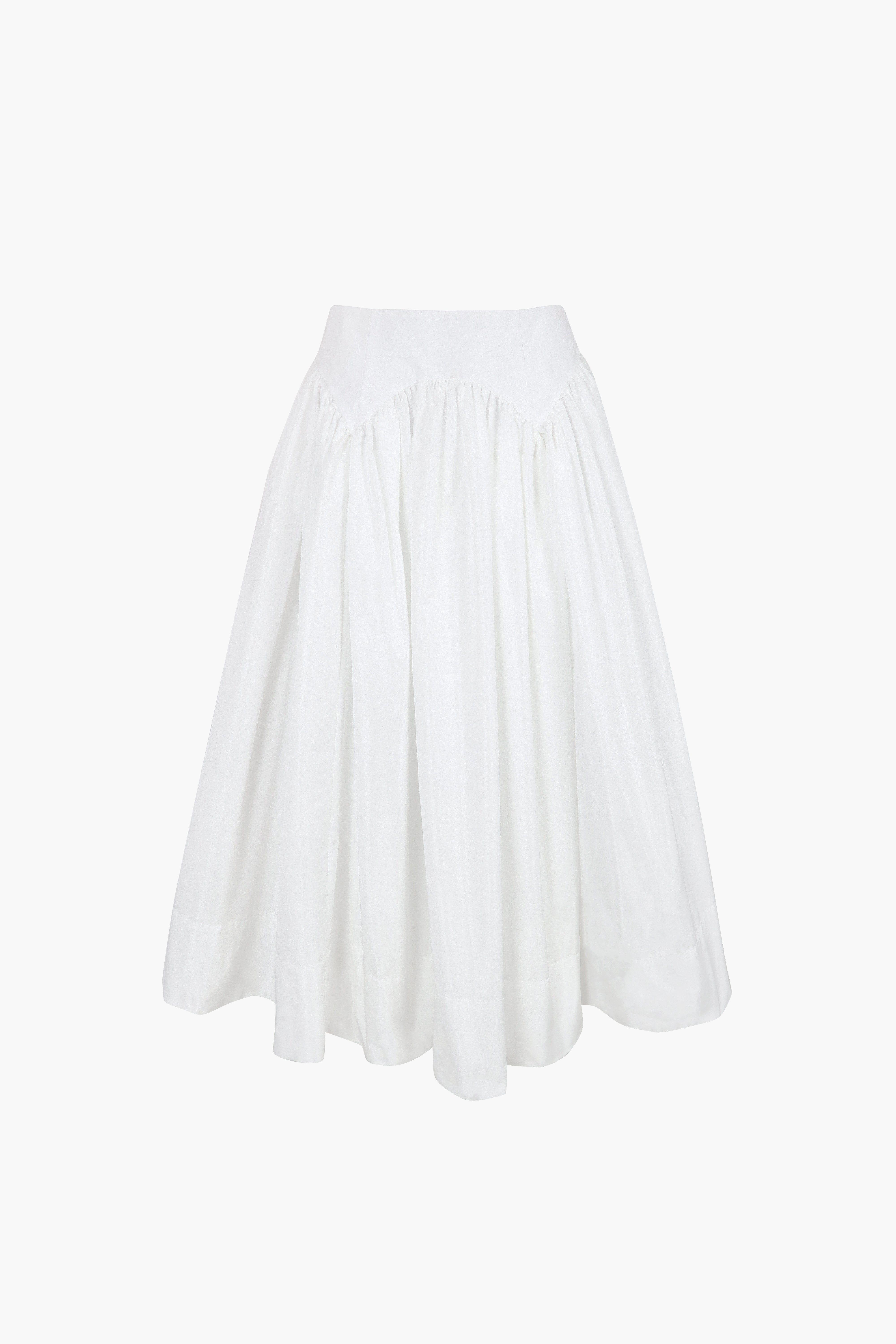 【関税込み】Sandy Liang ホワイト Torcello ミディアムスカート TorcelloSkirt-White.jpg?v=