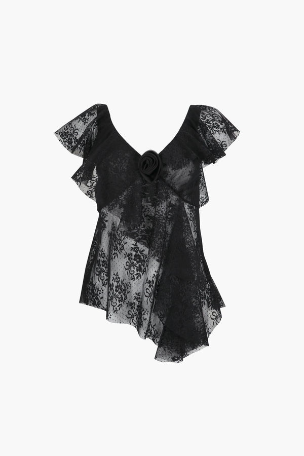 TORINO TOP IN BLACK