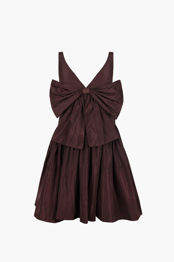 VENICE DRESS IN COFFEE