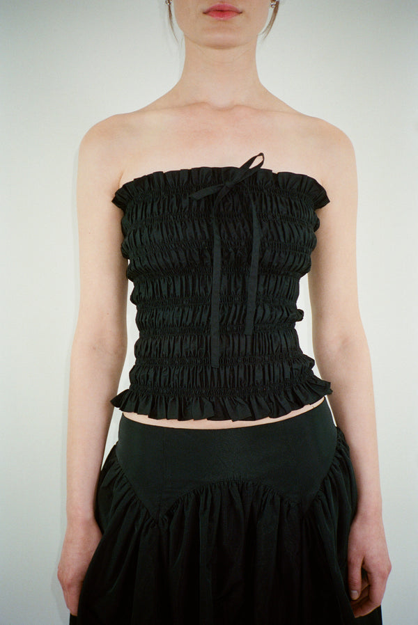 BUNNIES TOP IN BLACK