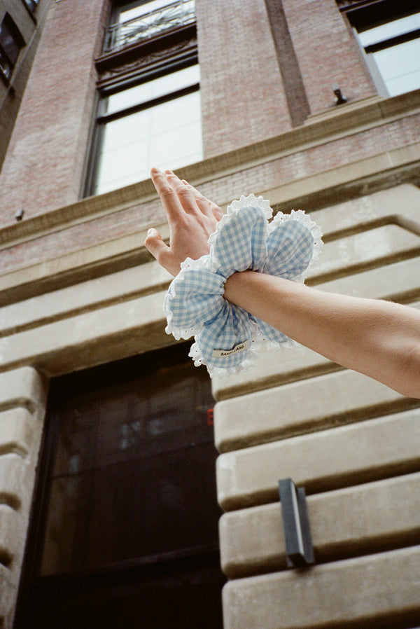 FLOWER POWER 2.0 IN BABY BLUE GINGHAM