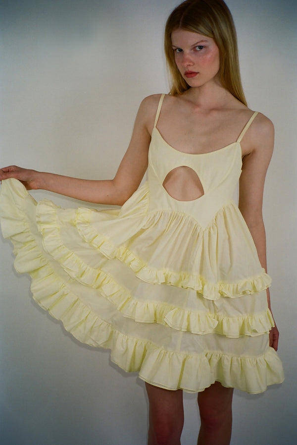 BATTU DRESS IN MAIZ