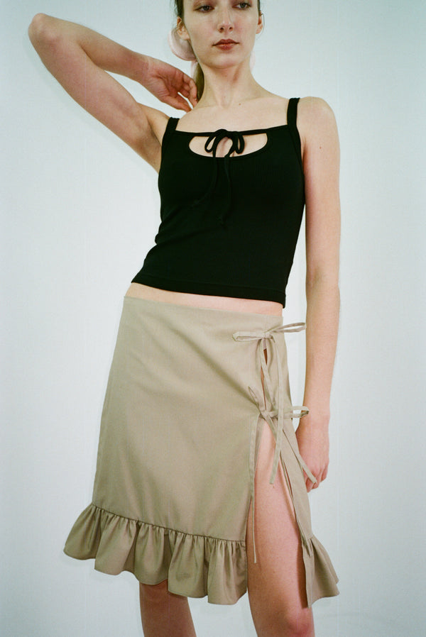 BUD SKIRT IN KHAKI