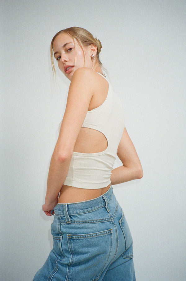 Slight Tank in Cream