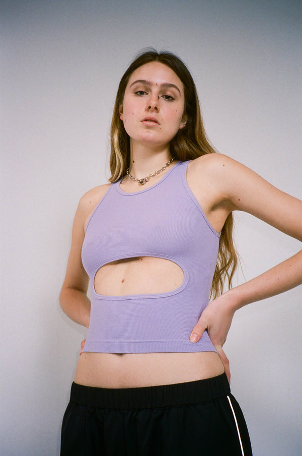 Riblet Tank in Lilac