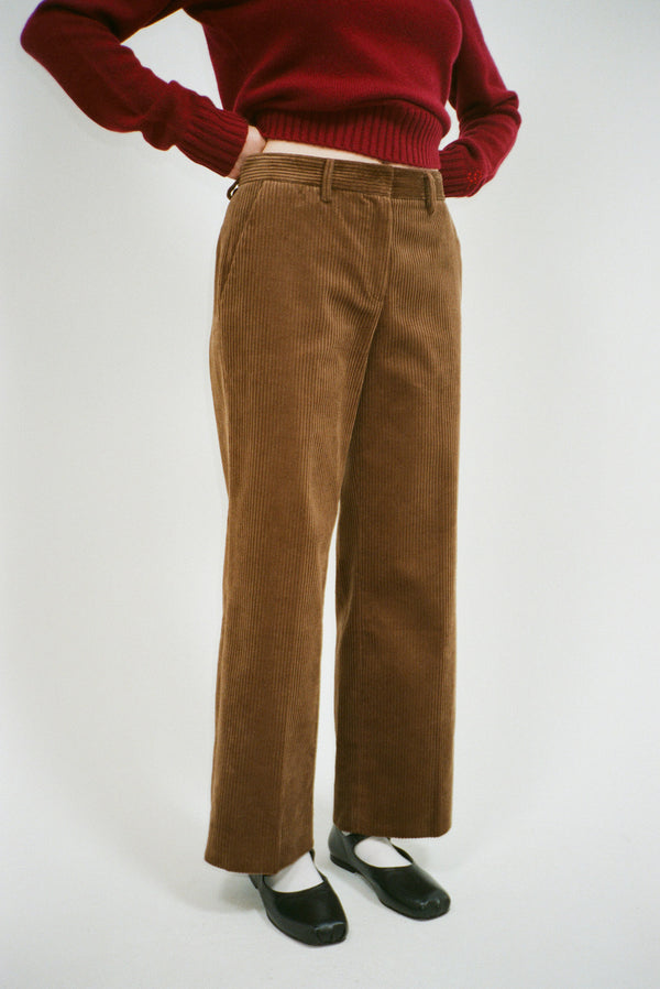 BOXY PANT IN BRUNETTE