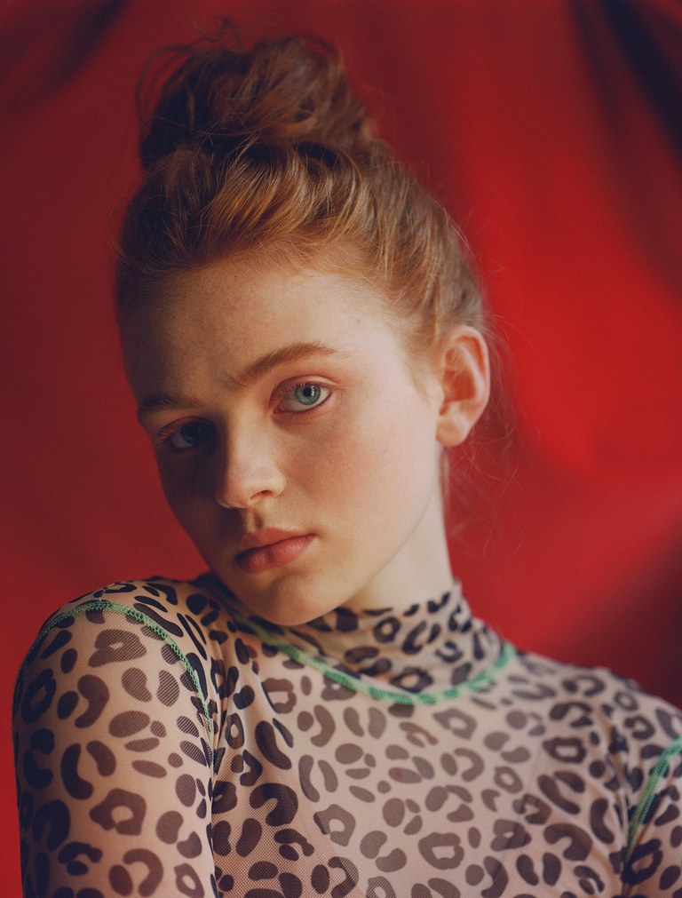 Sadie Sink in the Promise Top