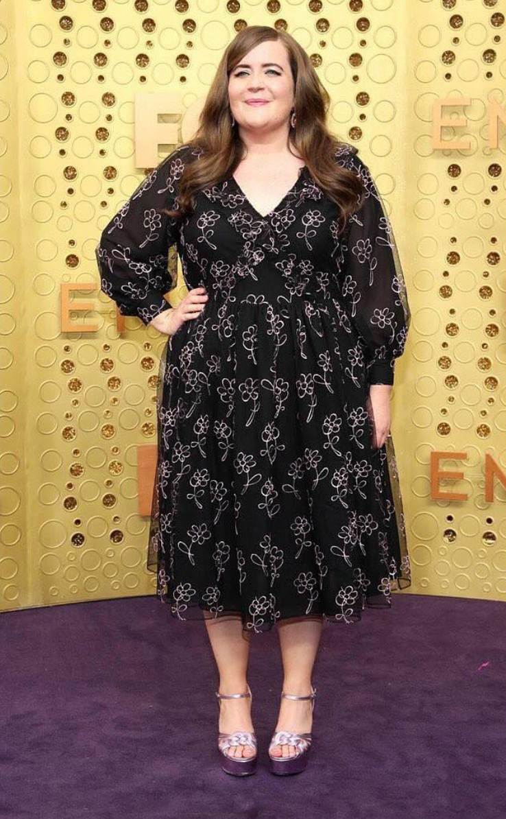Aidy Bryant in Sandy Liang at the Emmys