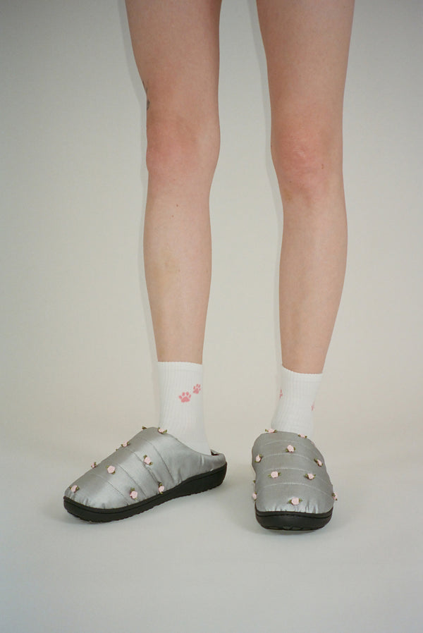 SUBU SLIPPERS IN ROSETTES