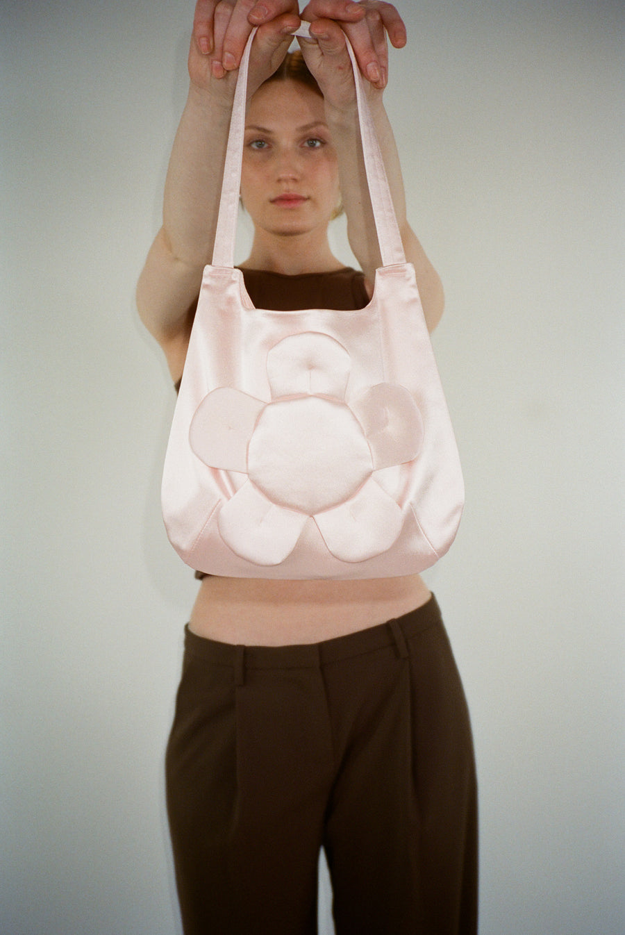 WONTON BAG IN ICY PINK