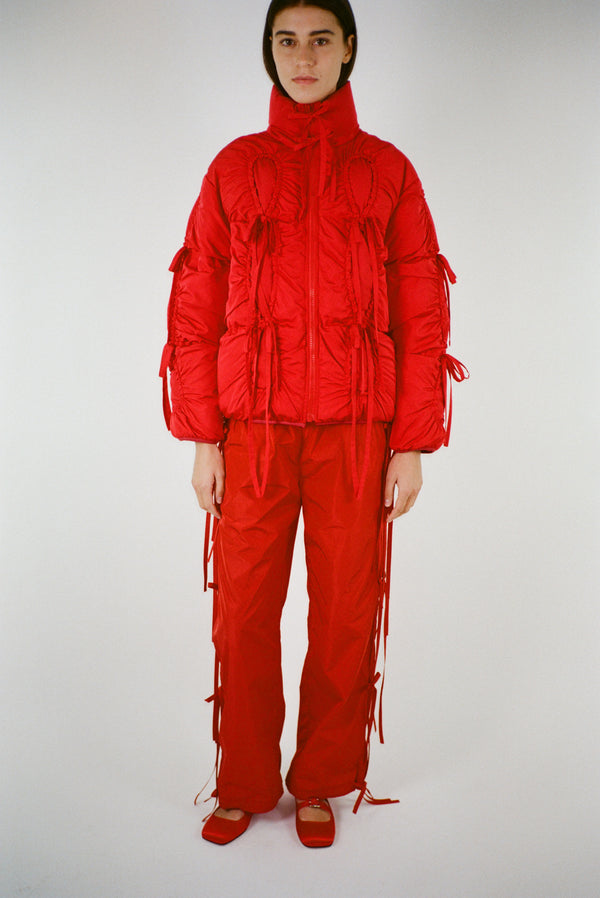 BOMMY PUFFER IN RED