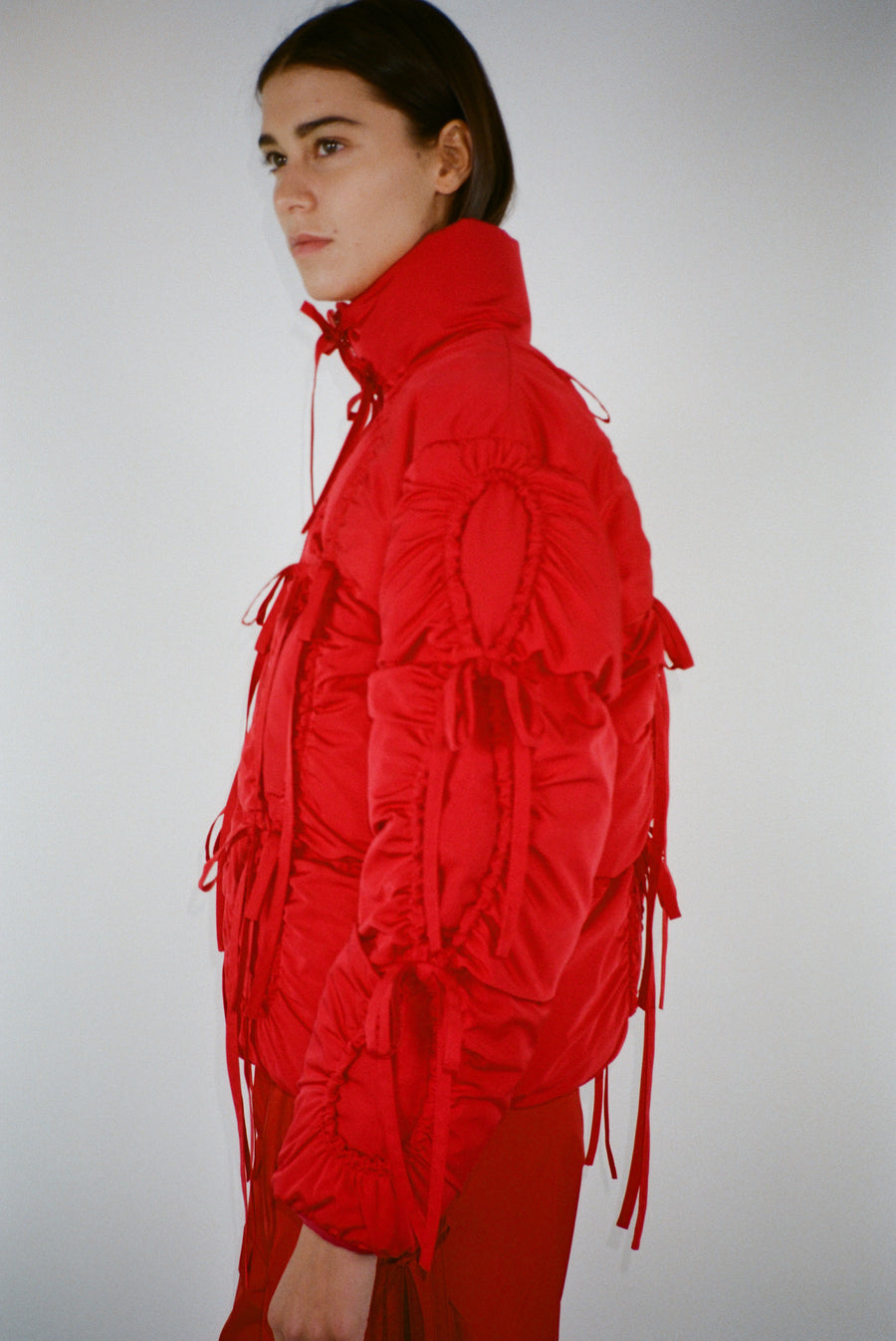 BOMMY PUFFER IN RED