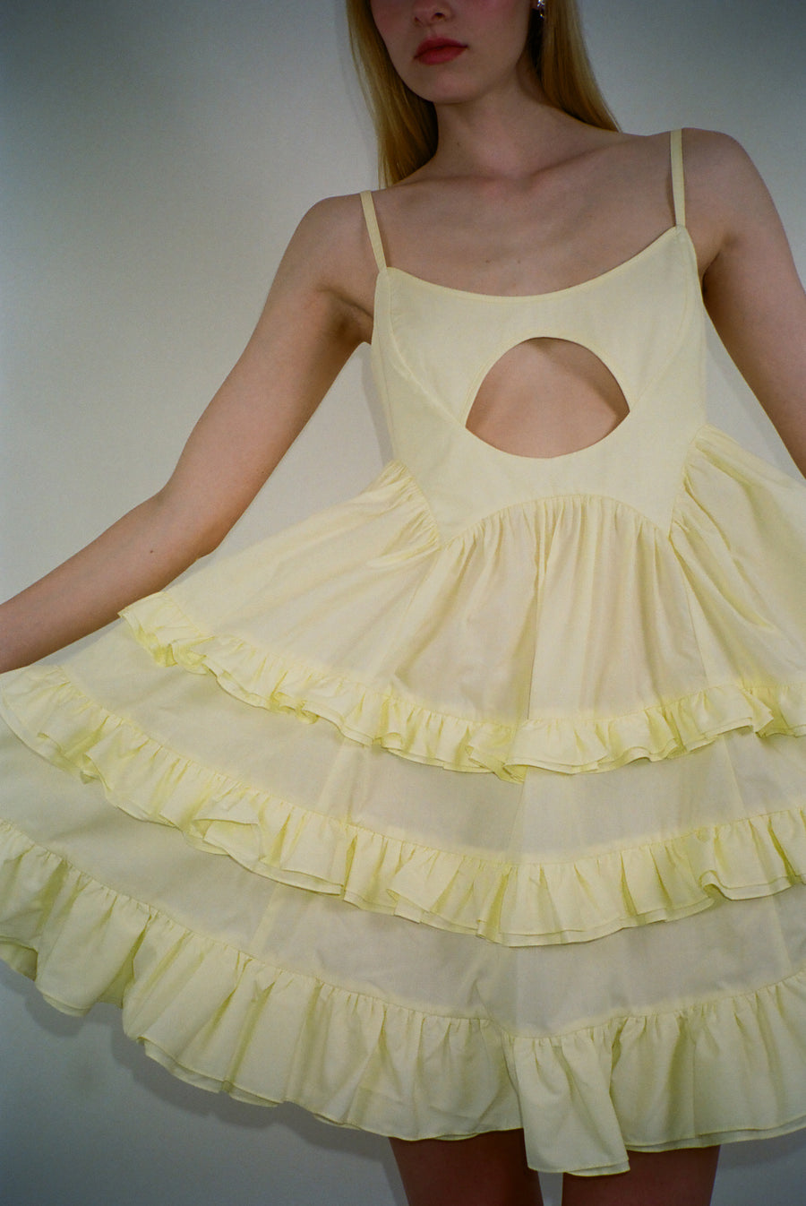 BATTU DRESS IN MAIZ