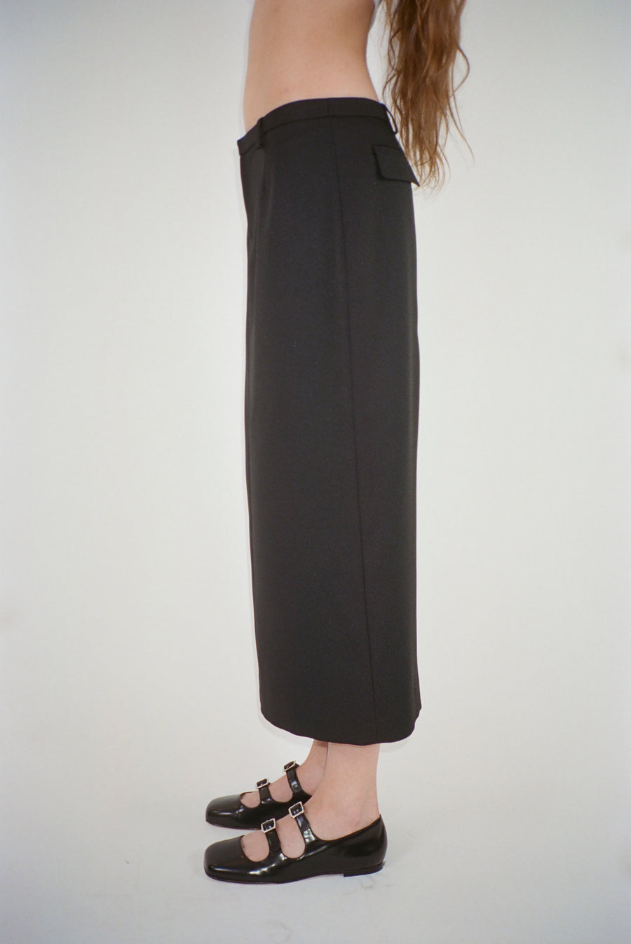 SOCKS SKIRT IN BLACK