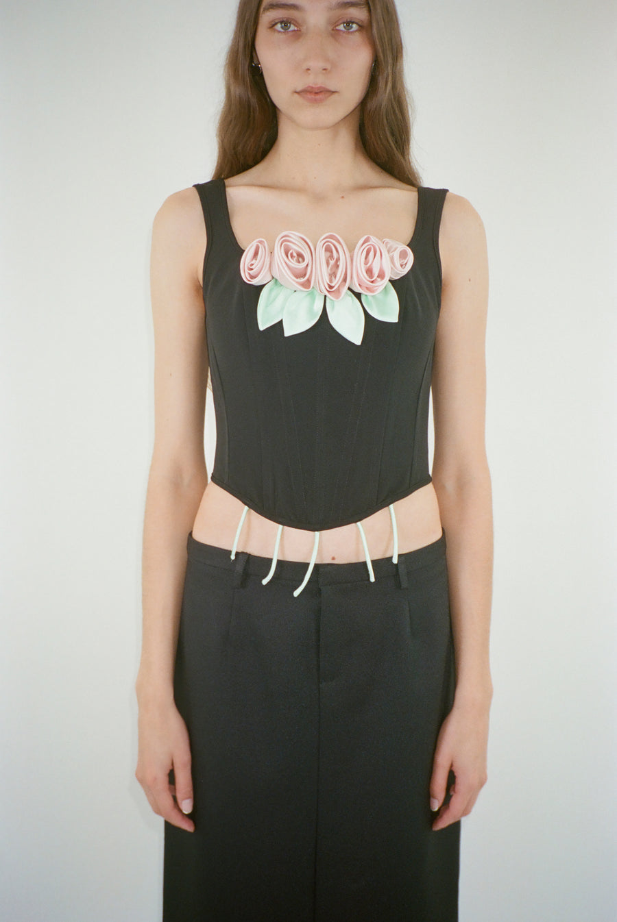 BARQUE CORSET IN PINK