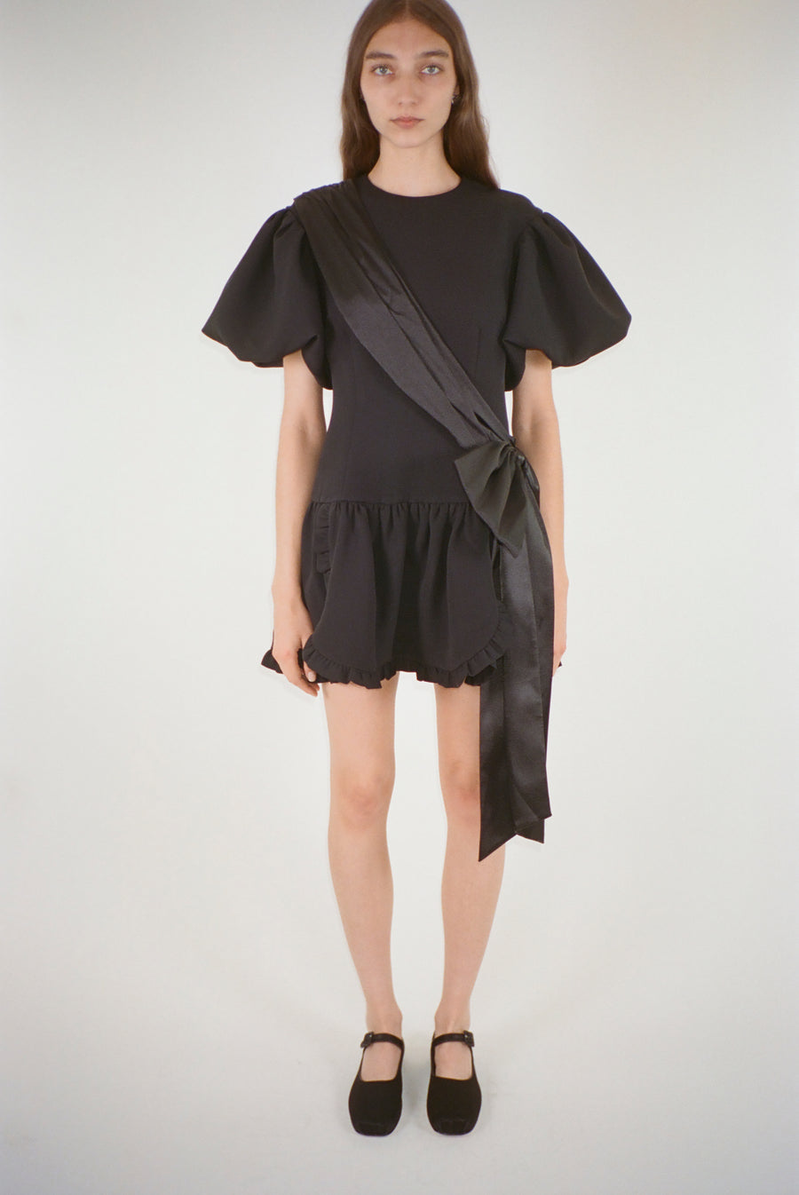 FILENES DRESS IN BLACK