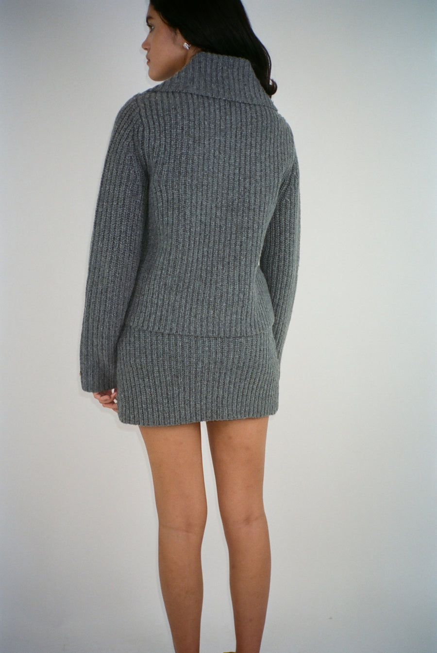 PAW CARDIGAN IN SIDEWALK