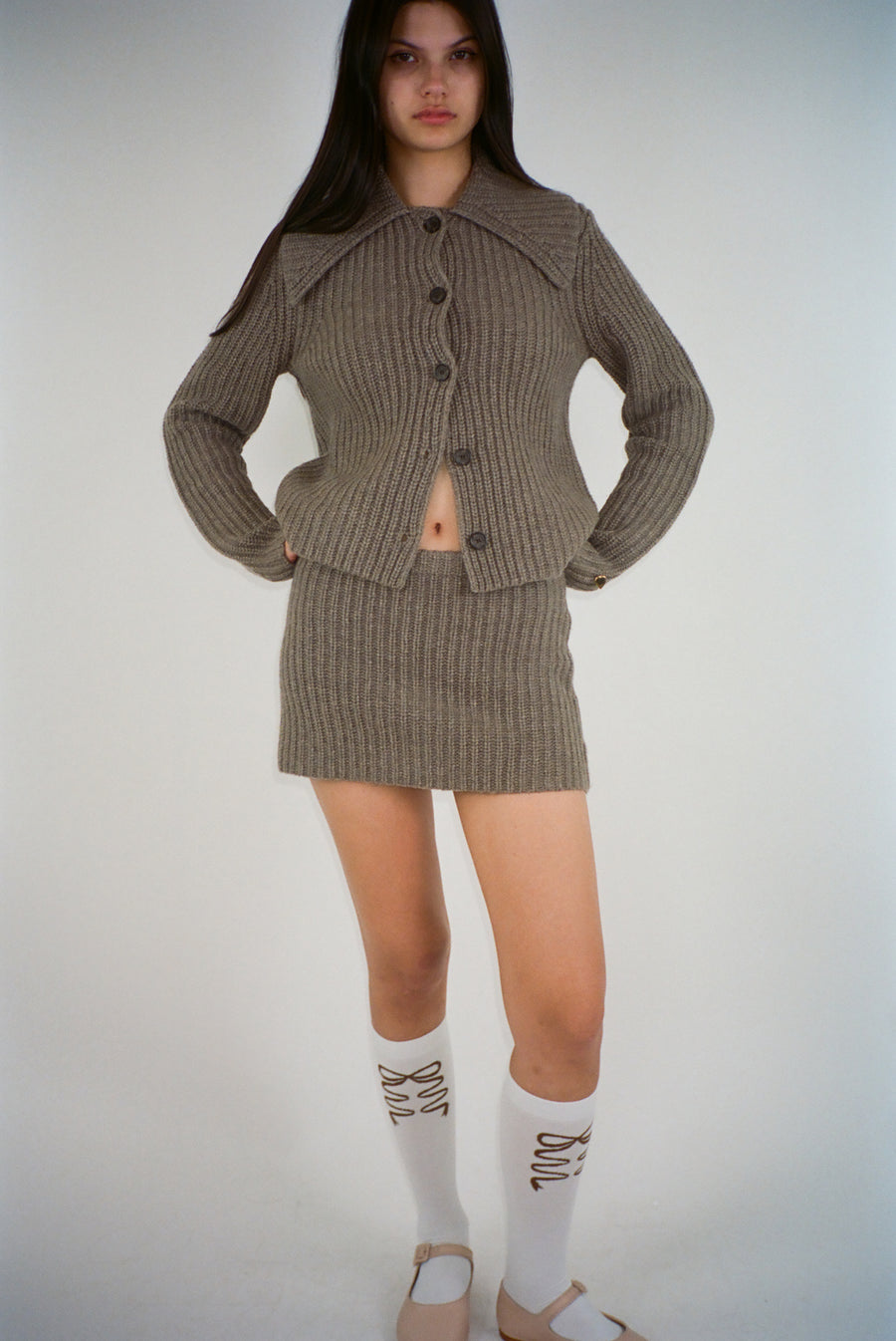 PAW CARDIGAN IN HOJICHA