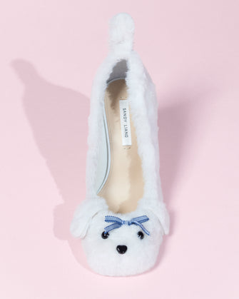 ANTOINETTE HEEL 100 IN WHITE
