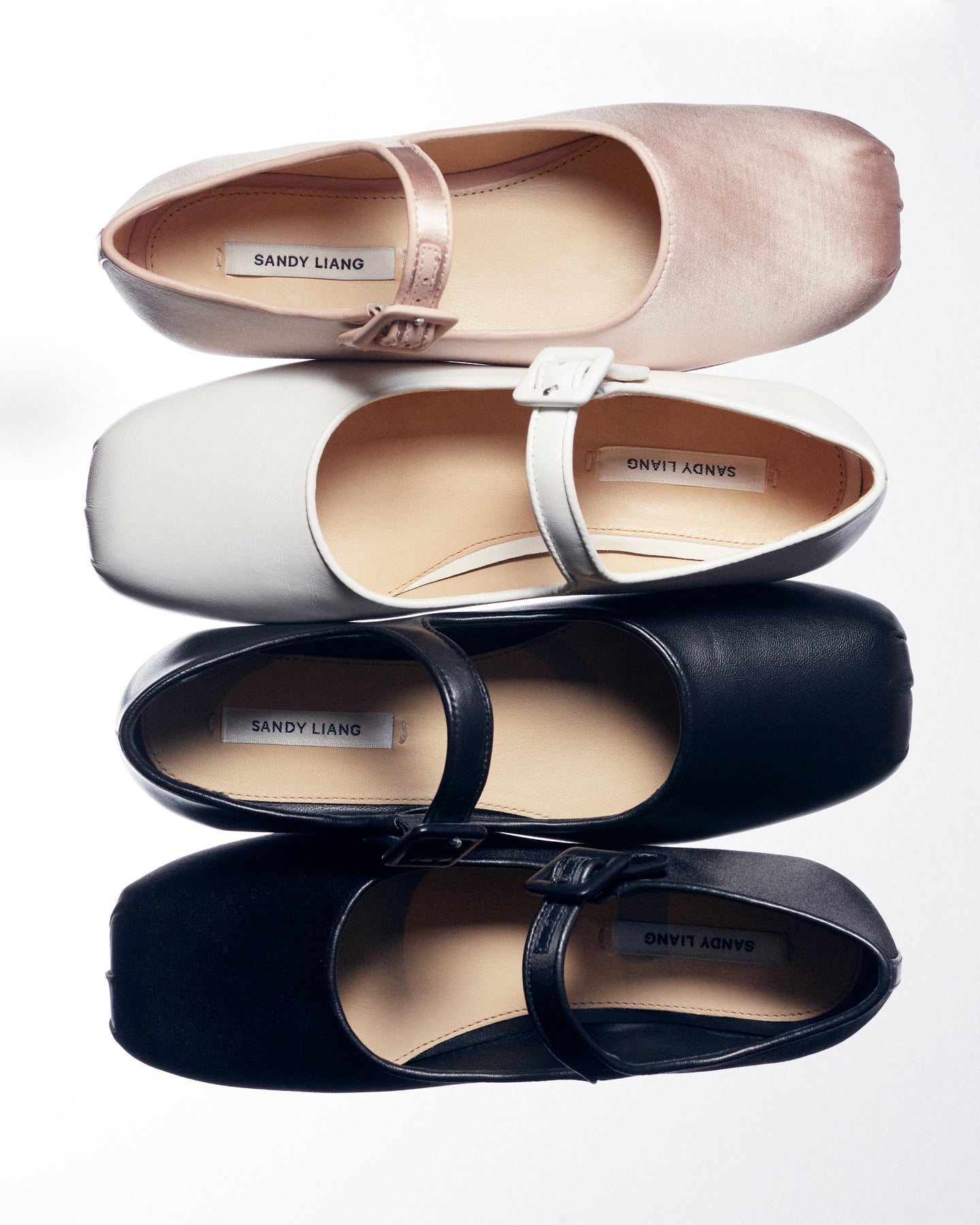 MARY JANE POINTE IN OPTIC WHITE NAPPA