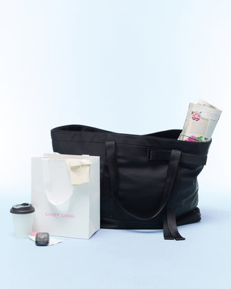 JUMBO TOTE IN BLACK