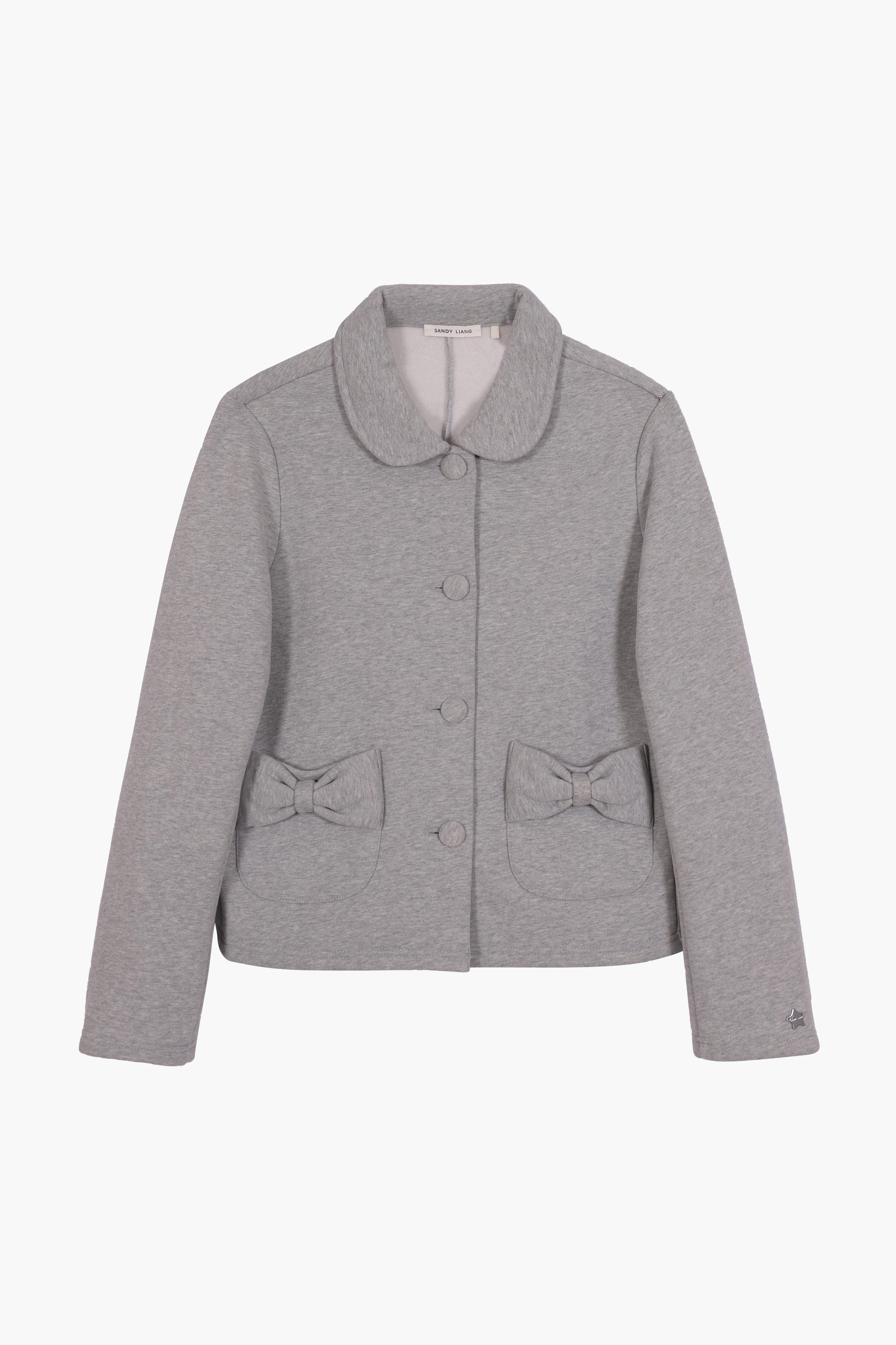 KNOLL JACKET IN HEATHER GREY