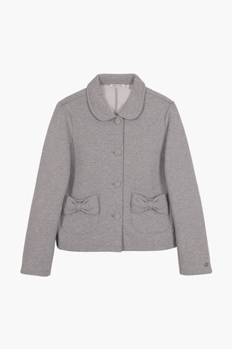 KNOLL JACKET IN HEATHER GREY