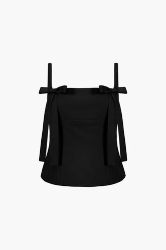 AMELIE TOP IN BLACK