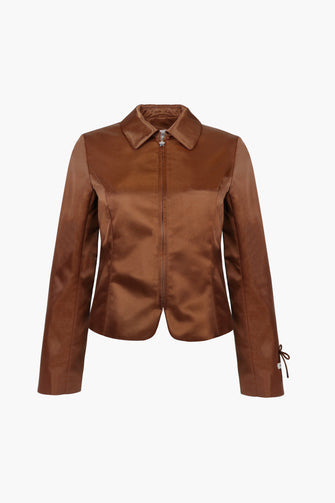 ANNECY JACKET IN BROWN