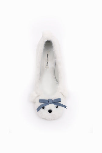 ANTOINETTE HEEL 100 IN WHITE