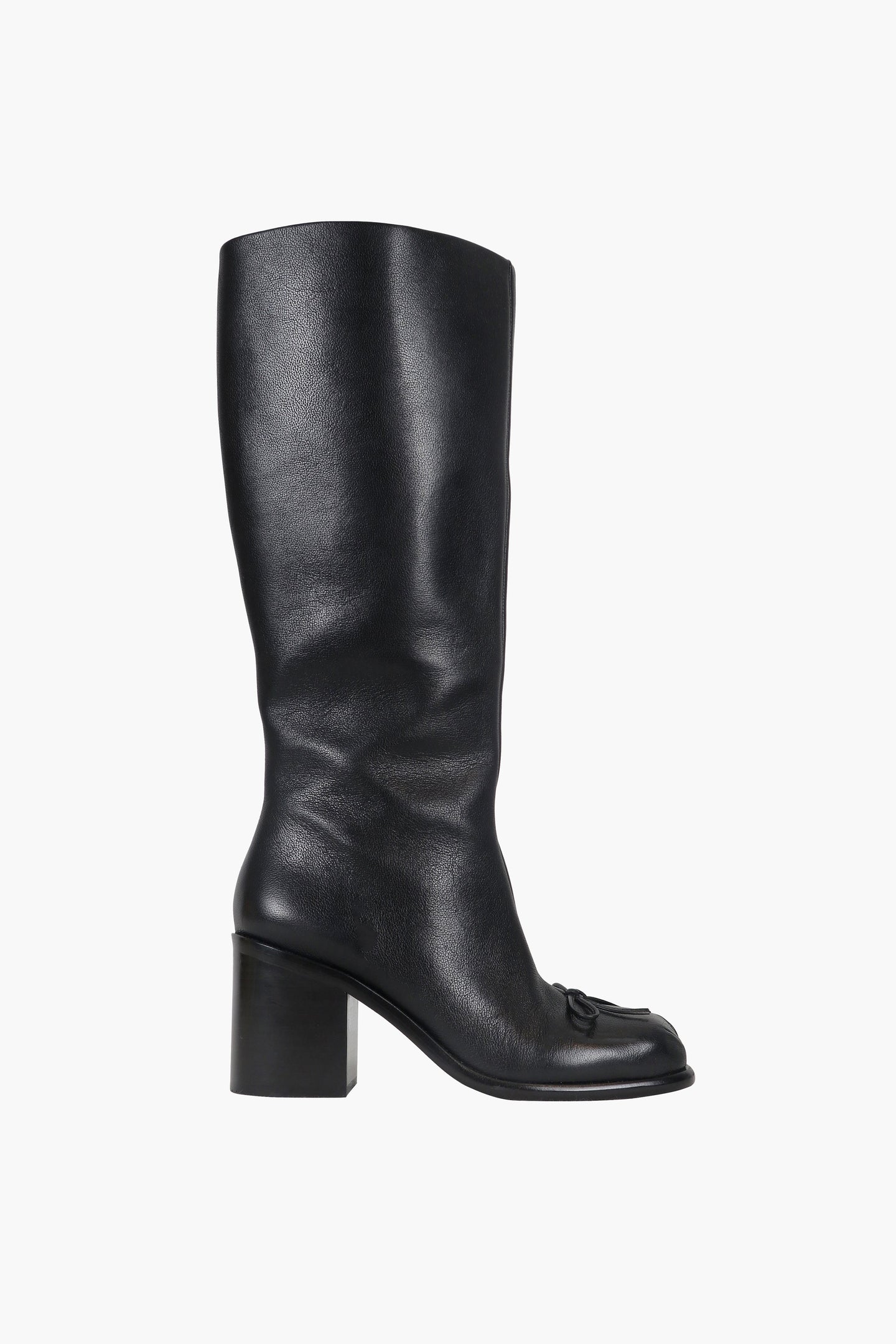 Mens black knee high boots hotsell