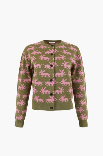 BOUCHETTE CARDIGAN IN OLIVE