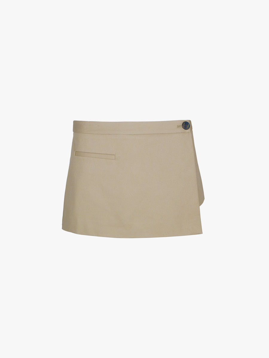 CLOVER SKORT IN GRAIN